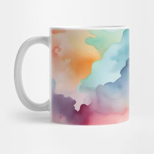 Celestial Dreams: Vibrant Sky Watercolors Mug